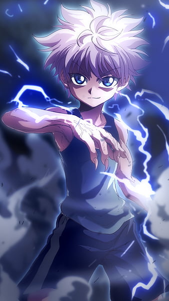 Godspeed Killua, hunter hunter, hunterxhunter, HD phone wallpaper