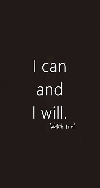 Motivation, i can, i will, message, HD phone wallpaper