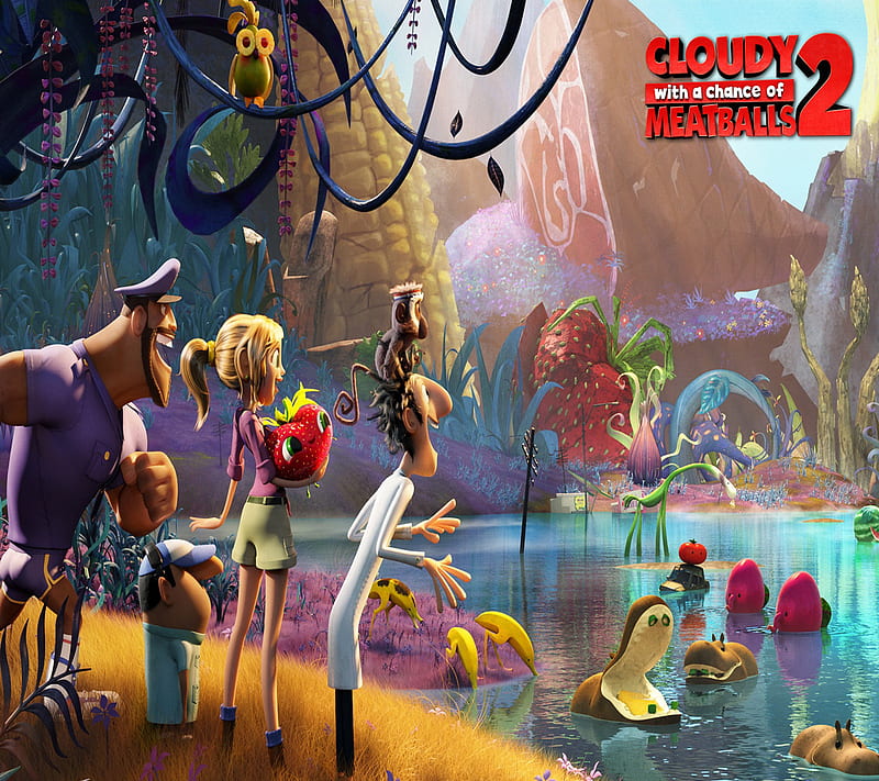 Cloudy 2, animated, chance, disney, movie, HD wallpaper | Peakpx