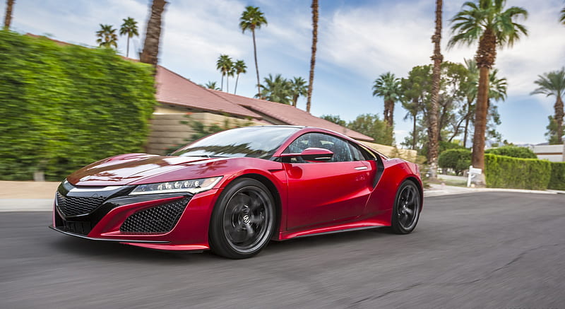 2017 Acura NSX Red - Front , car, HD wallpaper