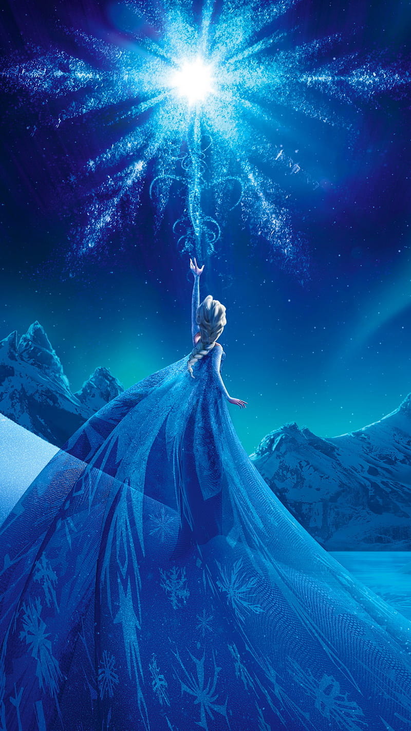 Elsa, arendelle, character, disney, frozen, movie, queen, snow, HD phone wallpaper