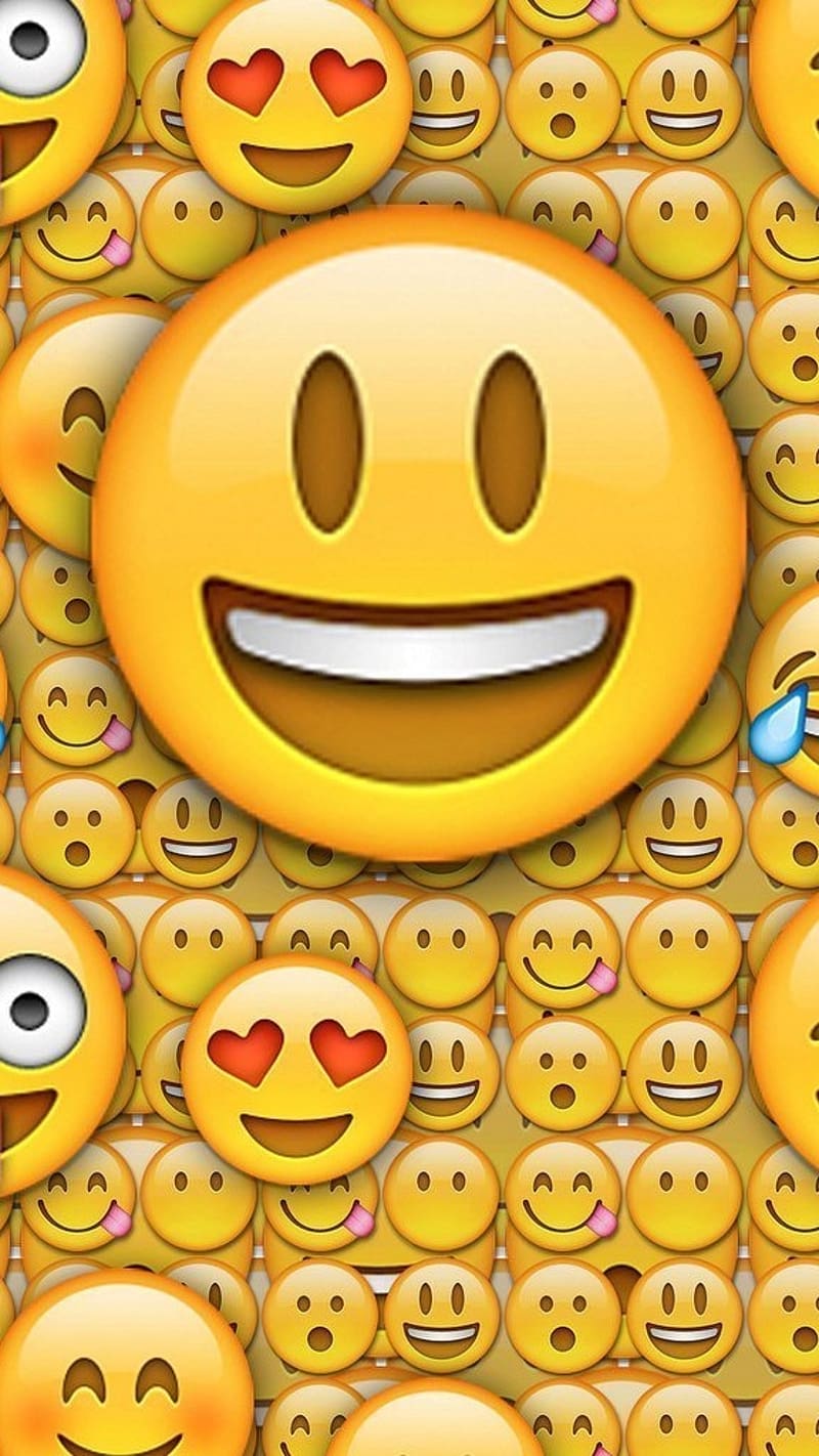 Smile Emoji, smile patten, smile partten, emoji, HD phone wallpaper