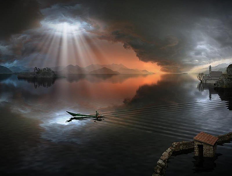Blessed Boat., as, seems, it, if, HD wallpaper