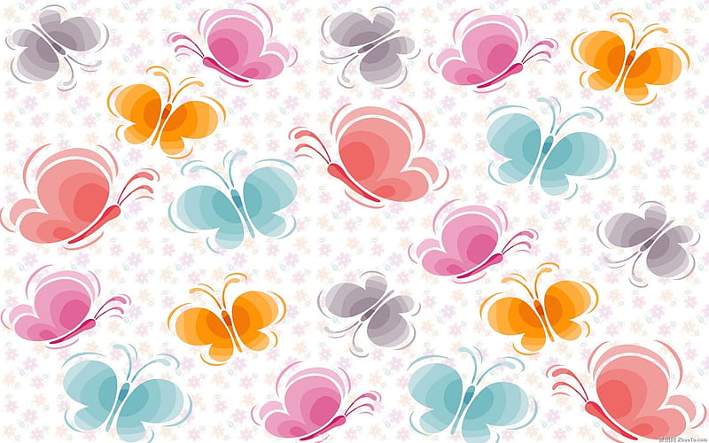 colorful butterflies texture abstract art, butterflies backgrounds, background with butterflies, butterflies textures, colorful butterflies background, butterflies patterns, HD wallpaper