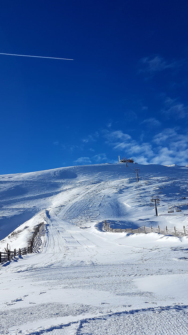 Winter, bjelasnica, bosna, bosnia, mountain, ski, skiing, sky, snow, white, HD phone wallpaper