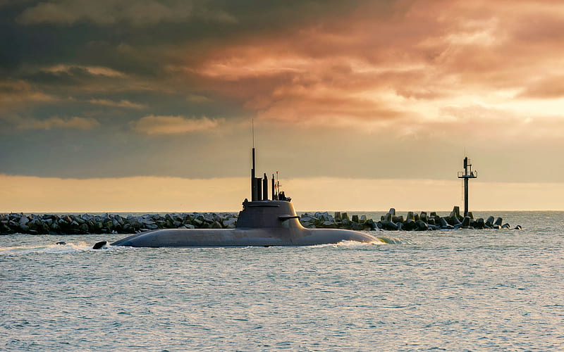 German submarine U-31, S181, submarine, German Navy, Type 212A submarine, warships, Germany, HD wallpaper