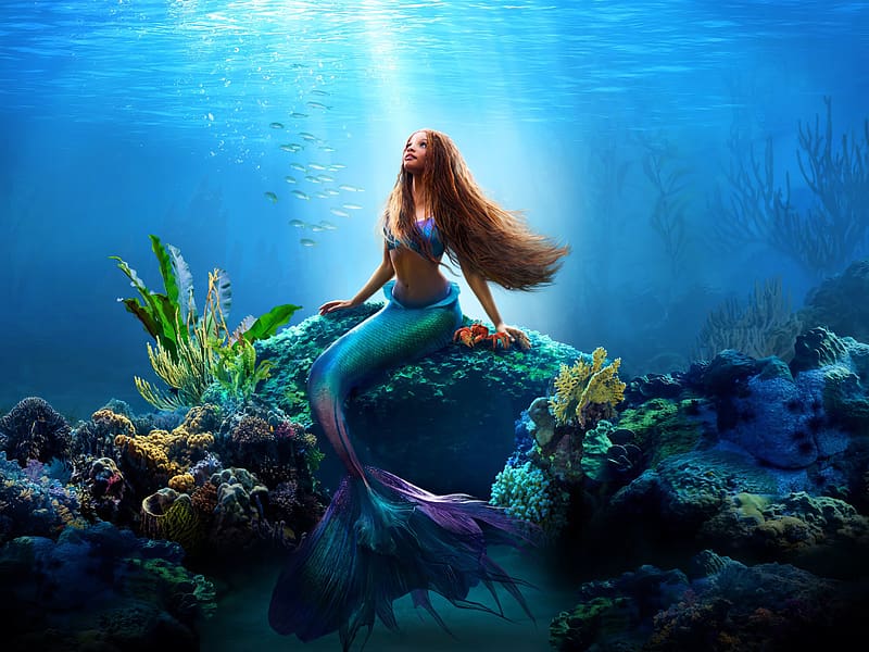 Ariel The Little Mermaid , the-little-mermaid-2023, the-little-mermaid, 2023-movies, animated-movies, movies, ariel, mermaid, HD wallpaper