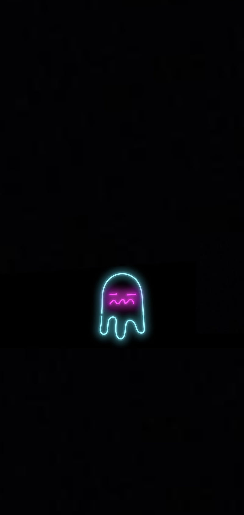 Whoops Ghost, 80s, blue, dark, ghost, logo, not found, pacman, retro, whoops, HD phone wallpaper