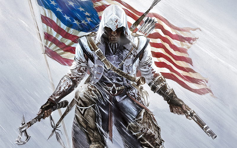 Wallpaper Assassins Creed III Assassins Creed pc Game Movie Action  Film Background  Download Free Image