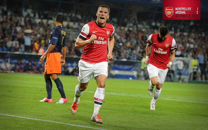 Montpellier 1-2 Arsenal-Arsenal 2012-13 season, HD wallpaper