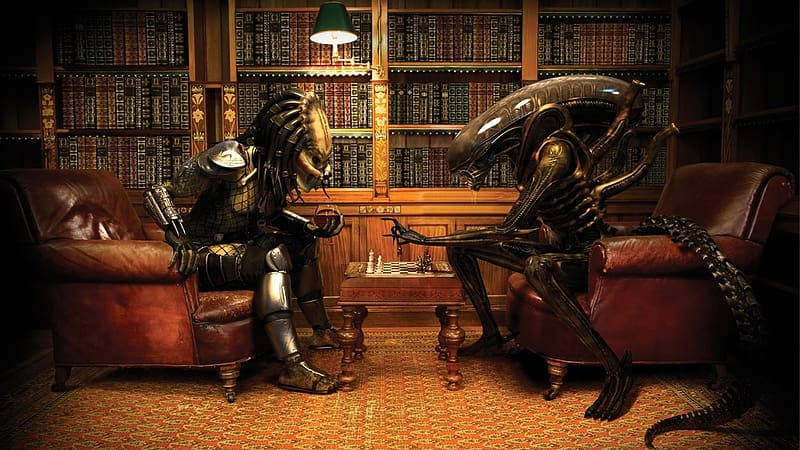 Chess, Alien, Predator, Video Game, Aliens Vs Predator, HD wallpaper