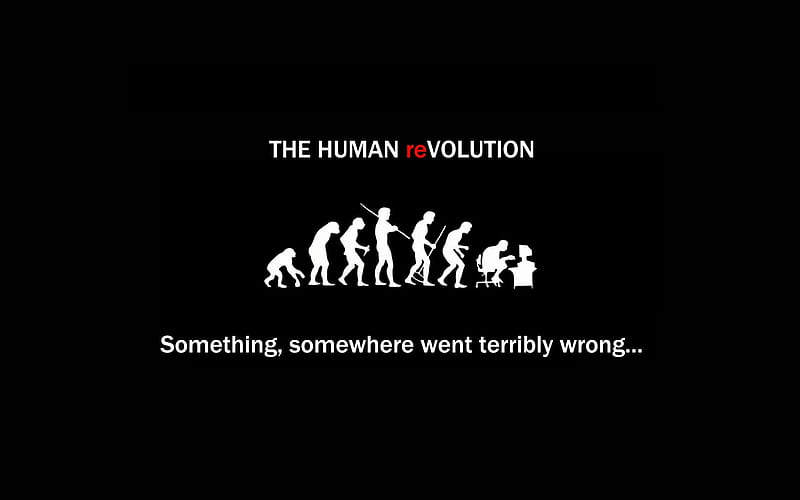 Human Evolution, Abstract, Revolution, Evolution, Human, HD wallpaper