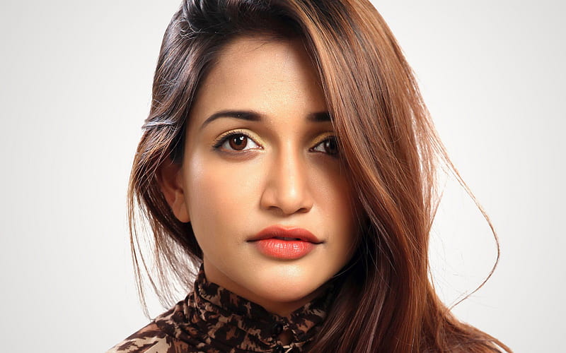 Anaika Soti, bollywood, indian actress, portrait, face, beautiful brunette, HD wallpaper