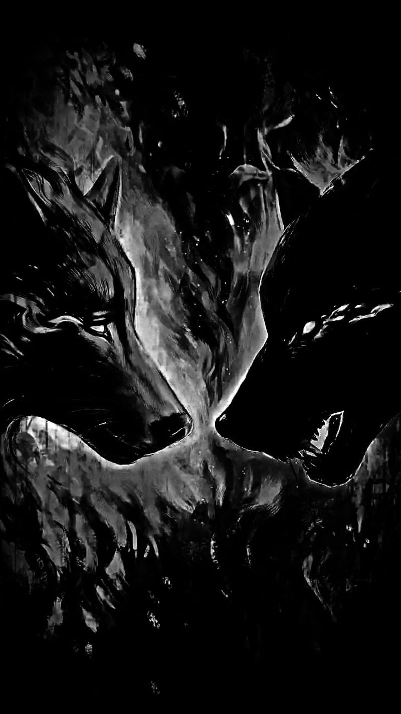 Wolf , black, white, HD phone wallpaper