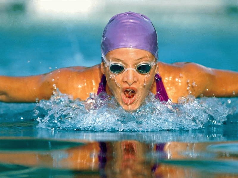 Swimmer, cool, bonito, HD wallpaper