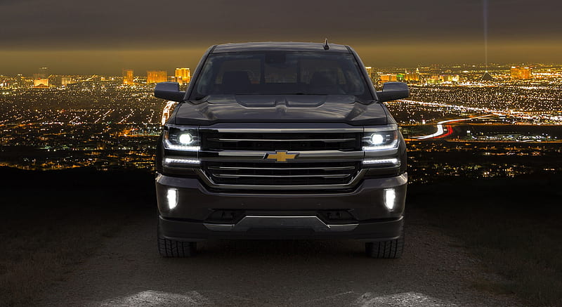 2016 Chevrolet Silverado 1500 High Country LED Headlights, car, HD