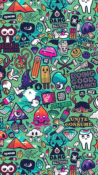 Universe Color Doodle, art, whatsapp, background, HD phone wallpaper |  Peakpx