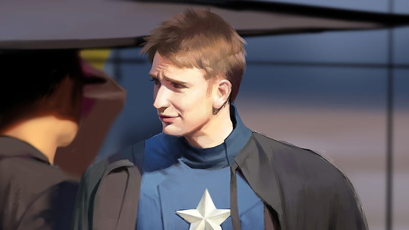 Captain America Digital Art , captain-america, superheroes, artist, artwork, digital-art, artstation, HD wallpaper
