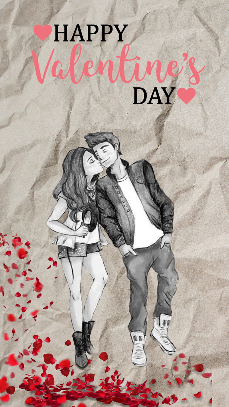 Valentine, quotes, attitude, day, love, couple, heart, red, HD ...