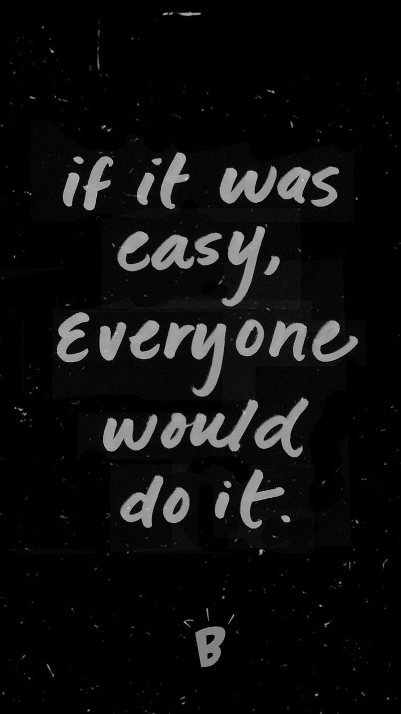 If it was Easy, easy, quote, ruler, HD phone wallpaper