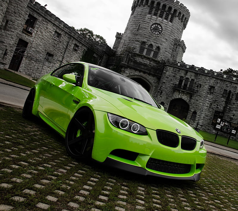 Bmw M3, active autowerke, coupe, e92, green, tuning, HD wallpaper
