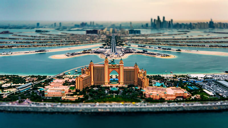 Atlantis - The Palm, architecture, The Palm, 5 star, Dubai, casino, Hotel, modern, artificial, island, Resort, Atlantis, man made, luxury, HD wallpaper