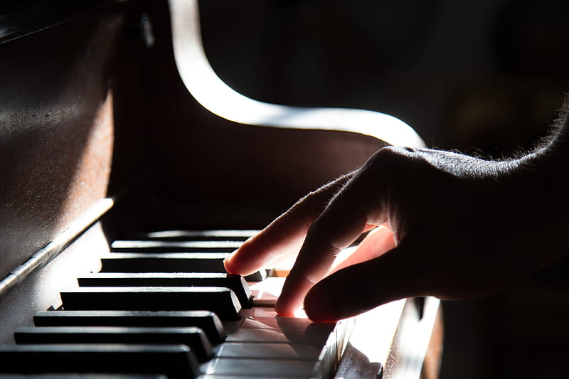 person playing piano, HD wallpaper