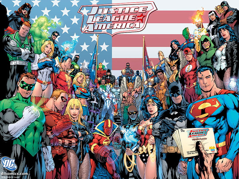 Justice League, dc, comics, heroes, jla, HD wallpaper | Peakpx