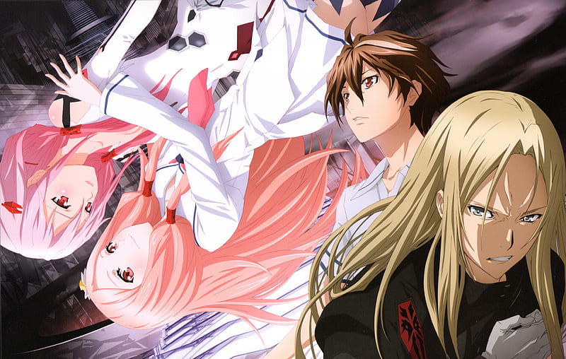 Mana Ouma, redjuice, inori Yuzuriha, Inori, guilty Crown