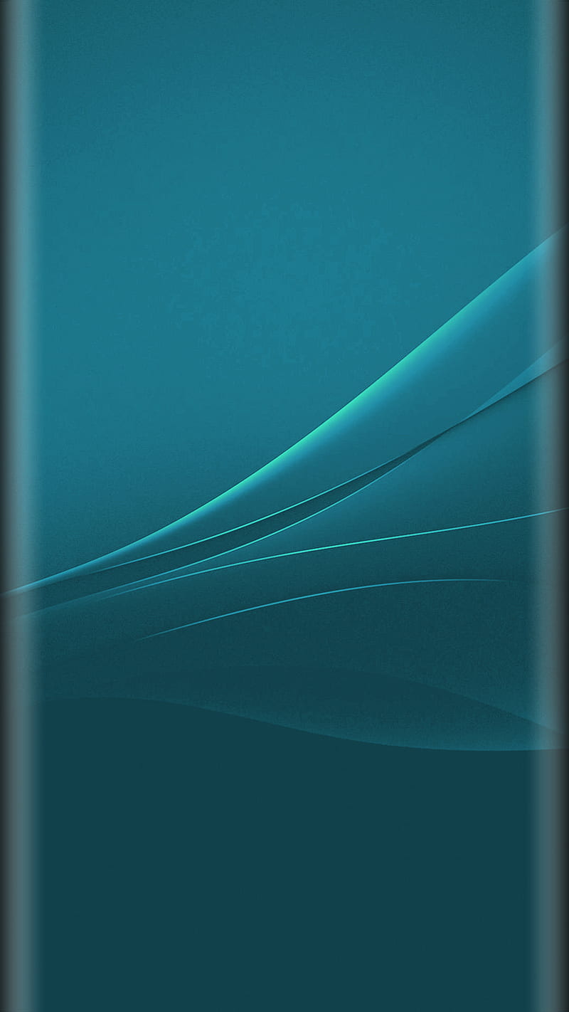 Abstract, beauty design, blue, cyan, edge style, s7, HD phone wallpaper