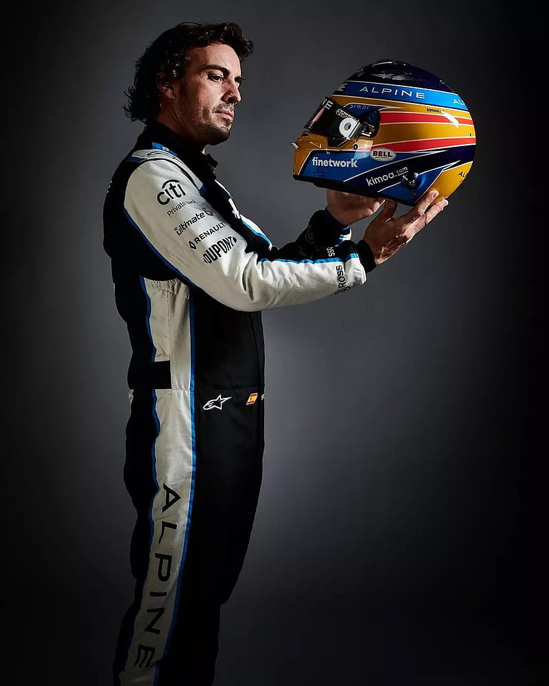 Fernando Alonso | 14, alpine f1, alpine, formula 1, Fernando Alonso, f1, FA14, HD phone wallpaper