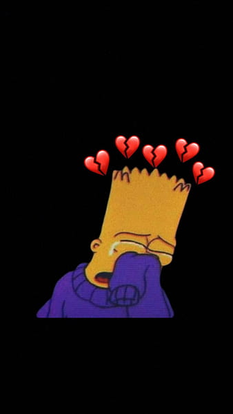 Breakup, Simpson Crying Emoji, simpson, crying, cartoon, broken heart, emoji,  HD phone wallpaper | Peakpx