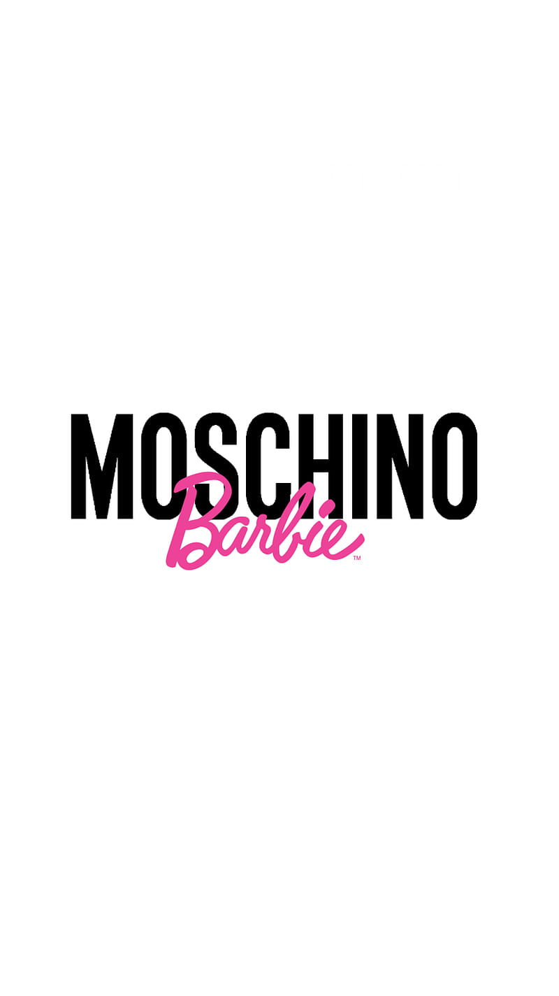 Moschino Barbie, aesthetic, doll, fashion, material, white, HD phone wallpaper