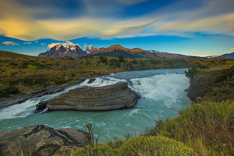 Earth, River, Chile, Mountain, Patagonia, HD wallpaper