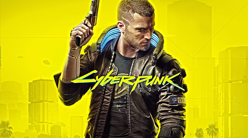 Cyberpunk 2077 Ultra, Games, Other Games, Yellow, videogame, cyberpunk, HD wallpaper