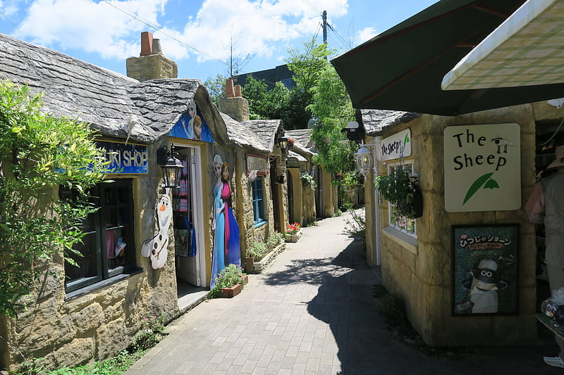 Small shops Street, Tourist attractions, japan, shops street, travel, HD wallpaper