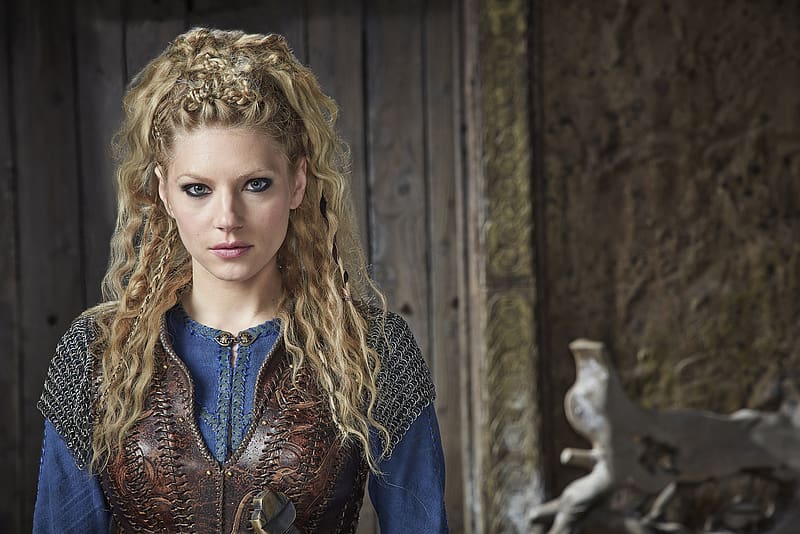 Vikings 2013 - 2020, tv series, blonde, poster, vikings, katheryn winnick, actress, lagertha, woman, HD wallpaper