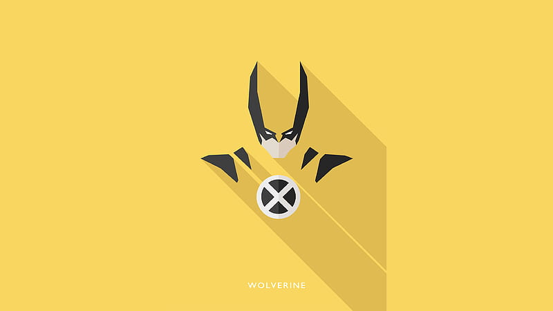 Wolverine Minimalist , wolverine, superheroes, minimalism, minimalist, artist, artwork, digital-art, behance, HD wallpaper