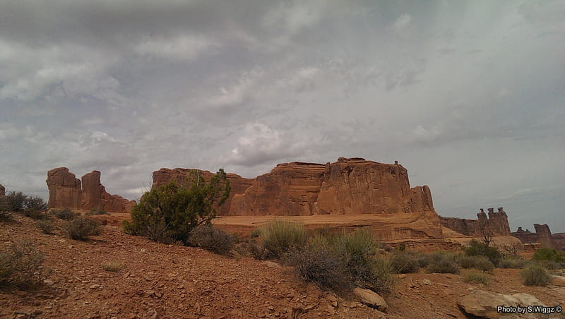 Moab Utah, Moab, Canyon, Mountains, Clouds, Nature, Utah, HD wallpaper