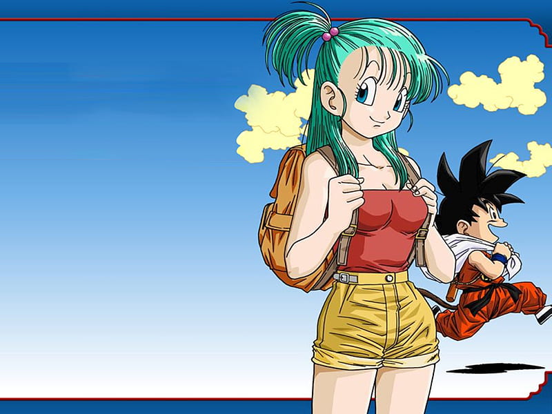 Dragon Ball kid Goku and Bulma, bulma, hot, goku, dragon ball, HD wallpaper  | Peakpx