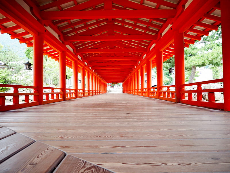 Itsukushima Shrine, hiroshima, itsukushima, japan, shrine, HD wallpaper