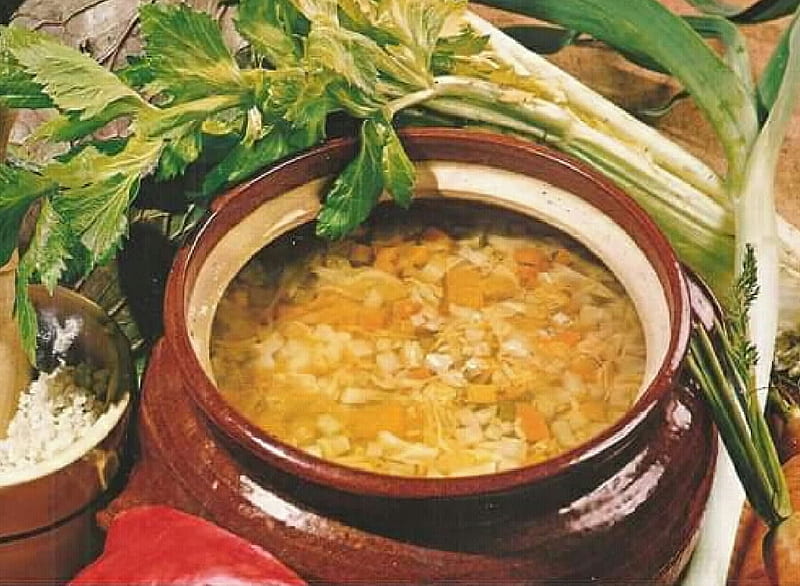 Spring Soup, Gastronomy, Celeri, potage, HD wallpaper