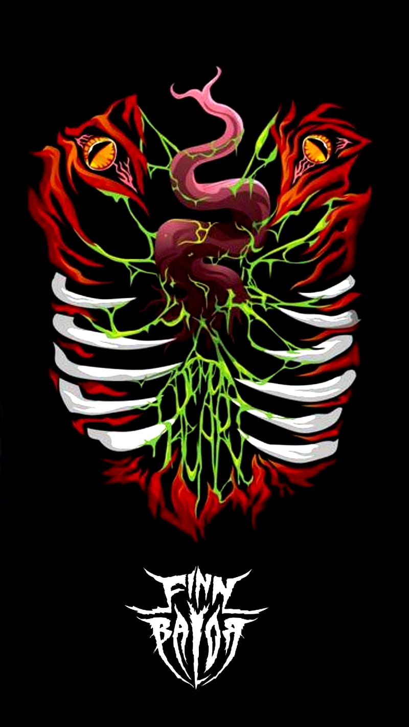 Finn Balor Demon Heart, head, art, HD phone wallpaper | Peakpx