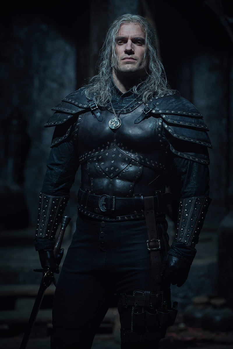 Henry Cavill as Geralt with New Armor in The Witcher 2, HD phone wallpaper