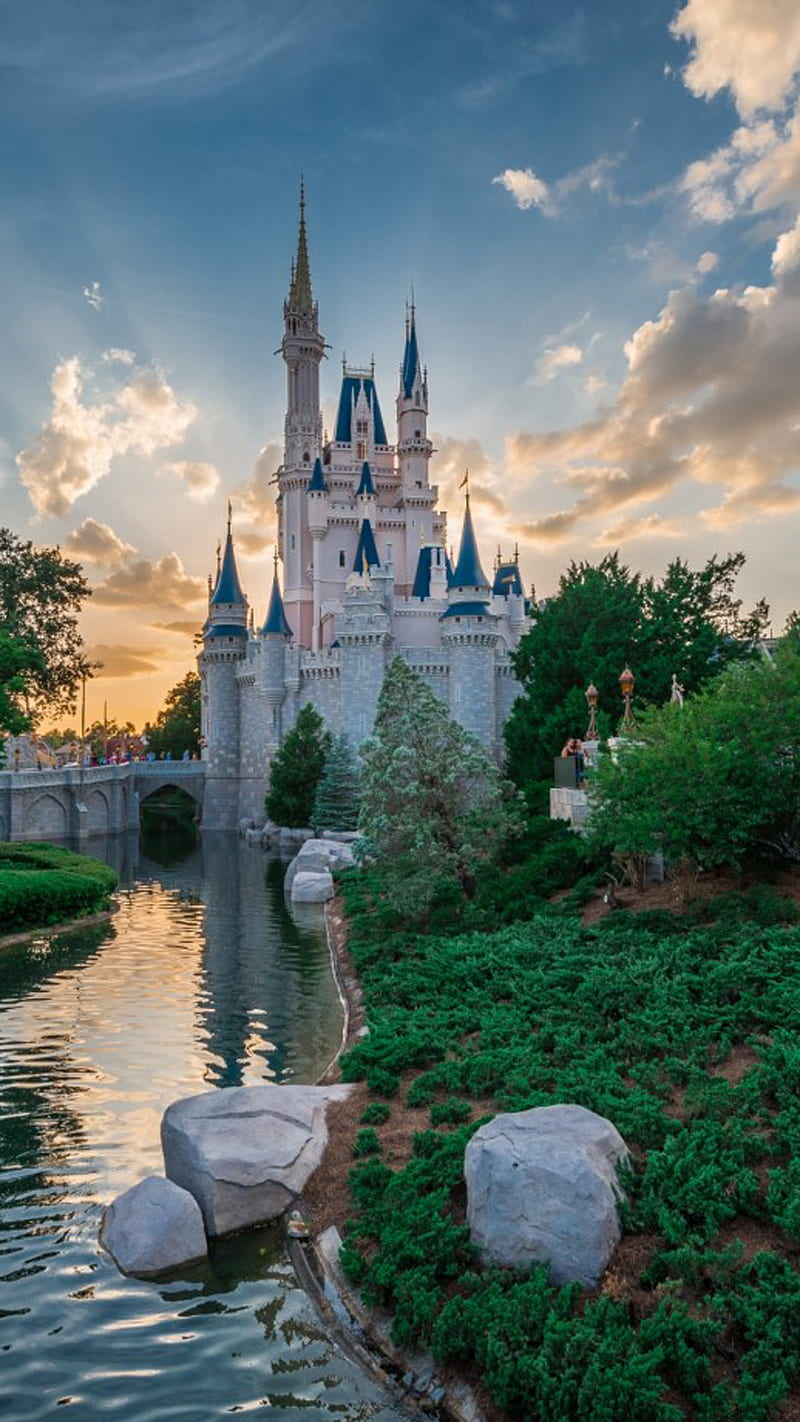 Cinderella Castle, disney world, walt