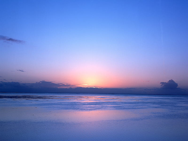 Tahiti Sunset Beautiful, HD wallpaper