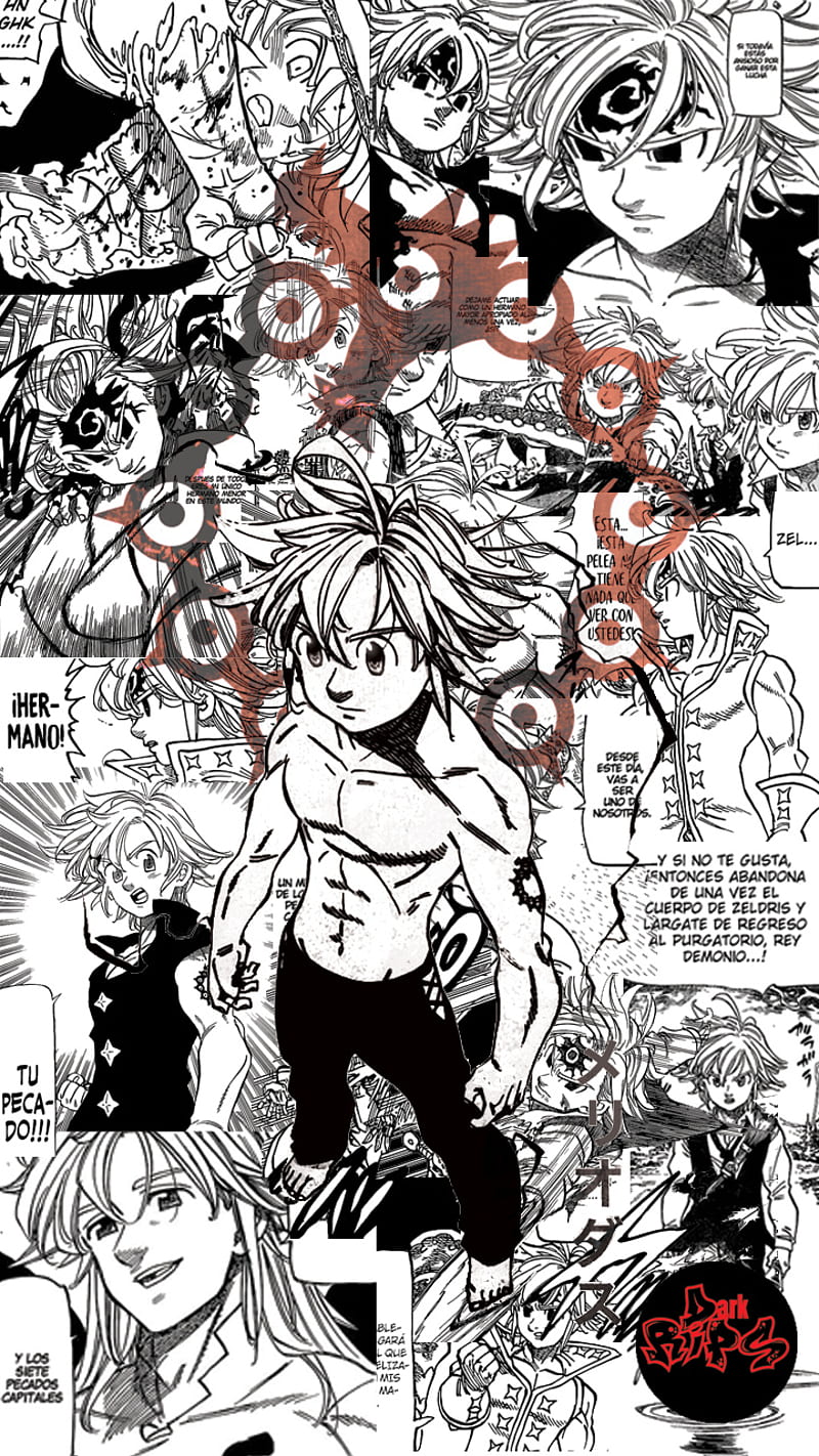Meliodas, 7 pecados capitales, anime, capitan, dragon de la ira, manga, nanatzu no taizai, rey demonio, HD phone wallpaper