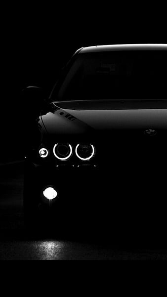 BMW M3 E46 NEON, angel eyes, halo, HD phone wallpaper