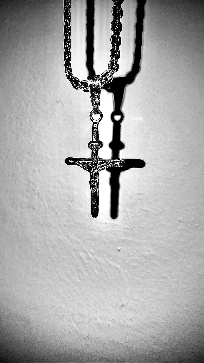Crucifix, art, black, catholic, christ, cross, easter, jesus, shotoniphone,  white, HD phone wallpaper | Peakpx