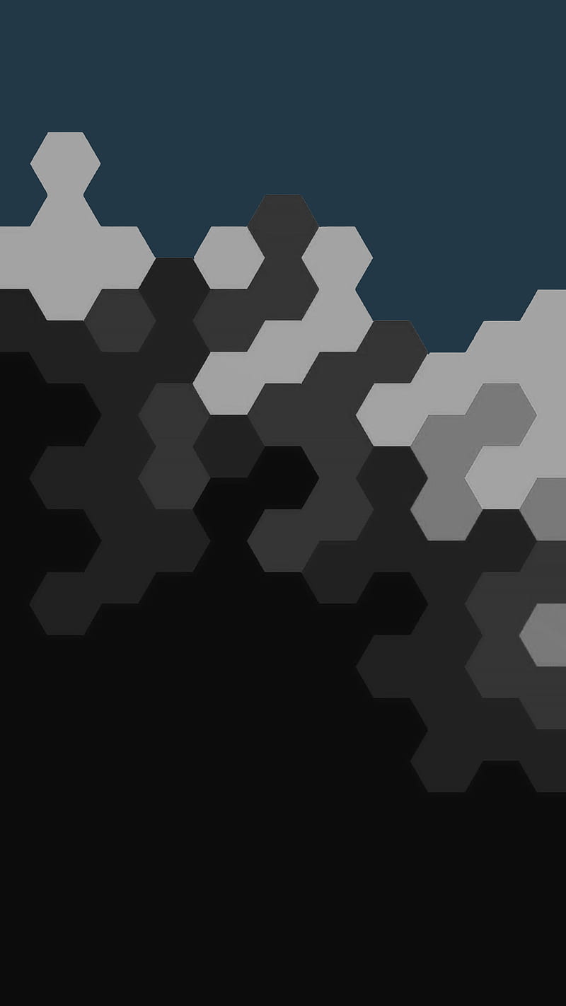 Minimalist Hex, 929, geometric, minimal, simple, HD phone wallpaper
